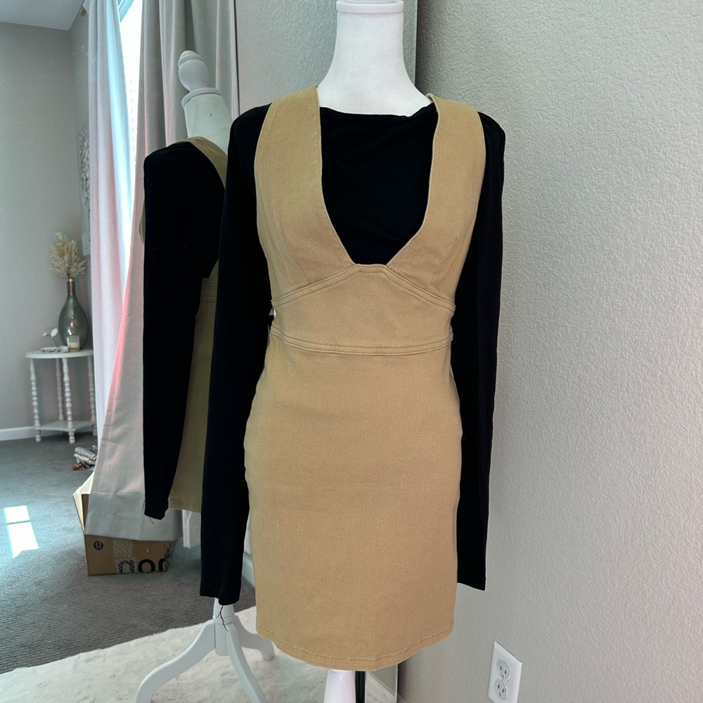 Mink pink denim dress - Picture 3 of 12